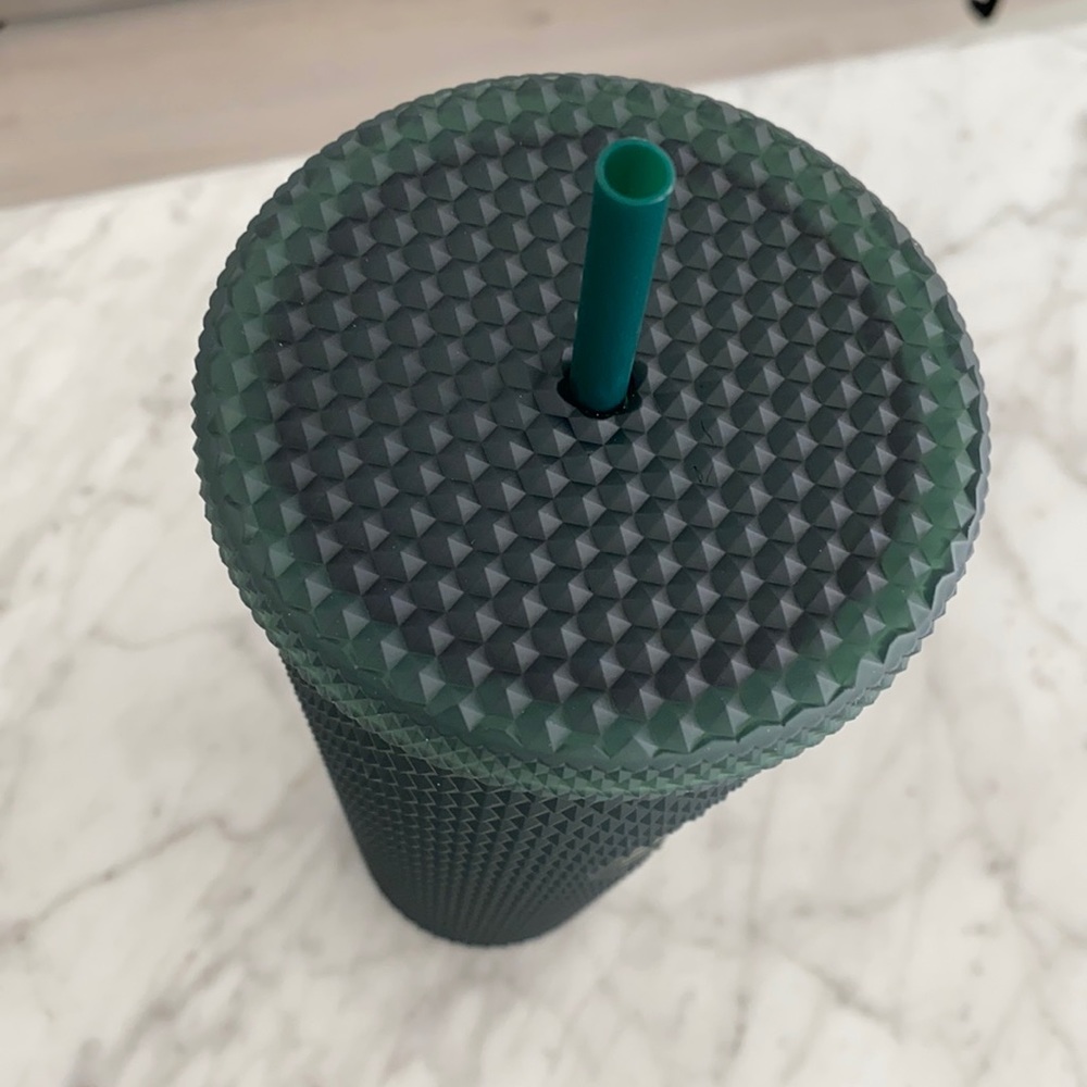 Starbucks Green Studded Cold Cup - Picture 3 of 3